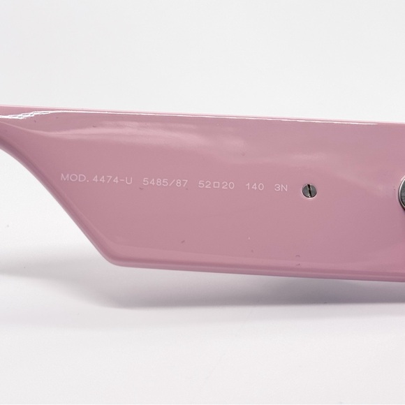 NEW VERSACE VE4474U 5485/87 SQUARE PINK GRAY WOMEN SUNGLASSES VERSACE MOD 4474-U - Picture 8 of 10